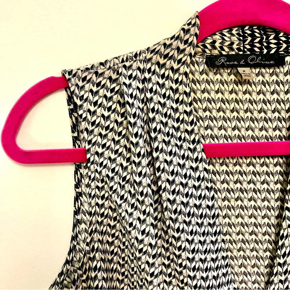 Sleeveless Popover Blouse